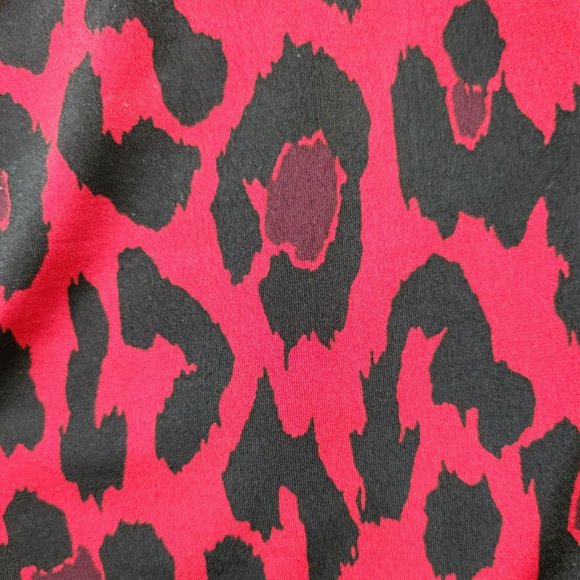 Anne Klein red and black animal print dress - Picture 5 of 5